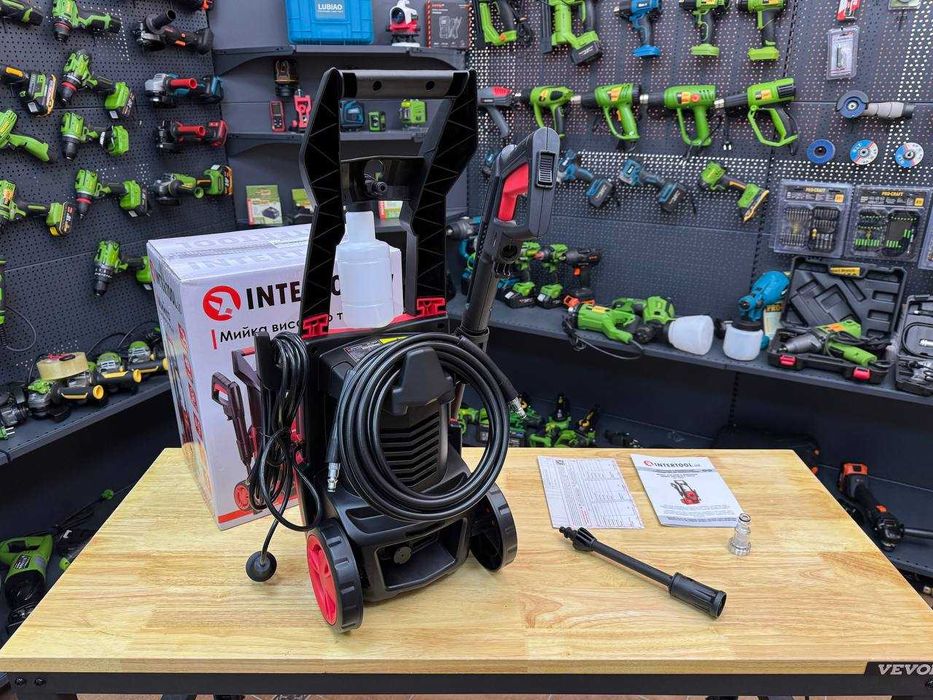 Якісна Електрична Мийка високого тиску INTERTOOL Універсальна