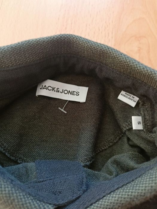 Męska koszulka polo Jack & Jones czarna roz. S – jak nowa