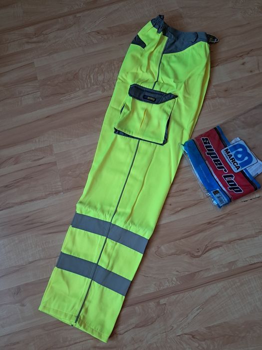 Spodnie ochronne robocze ostrzegawcze Marca Nowe