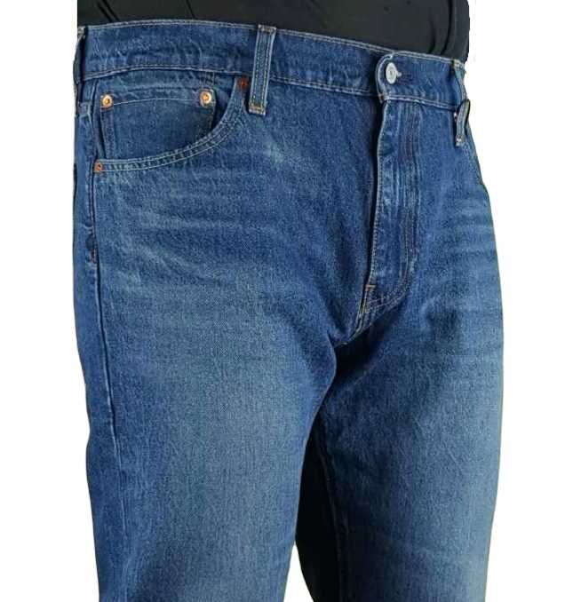 Męskie jeansy Levi's 527 -Slim Bootcut nowe oryg. Levisy grube W38/L32