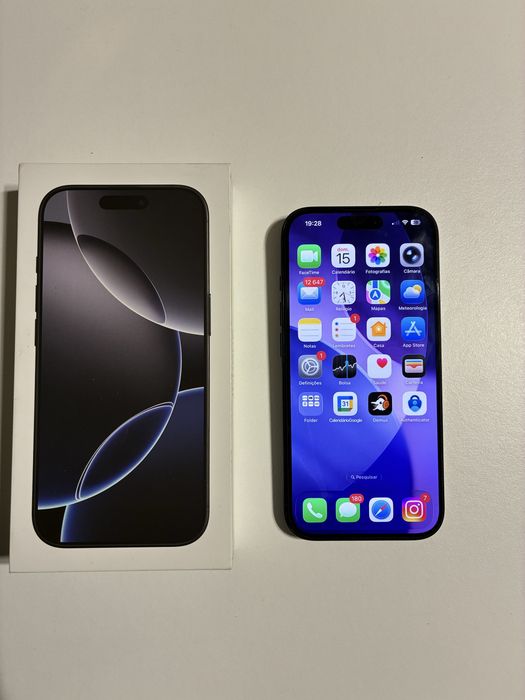 Vendo iphone 16 pro preto 128gb