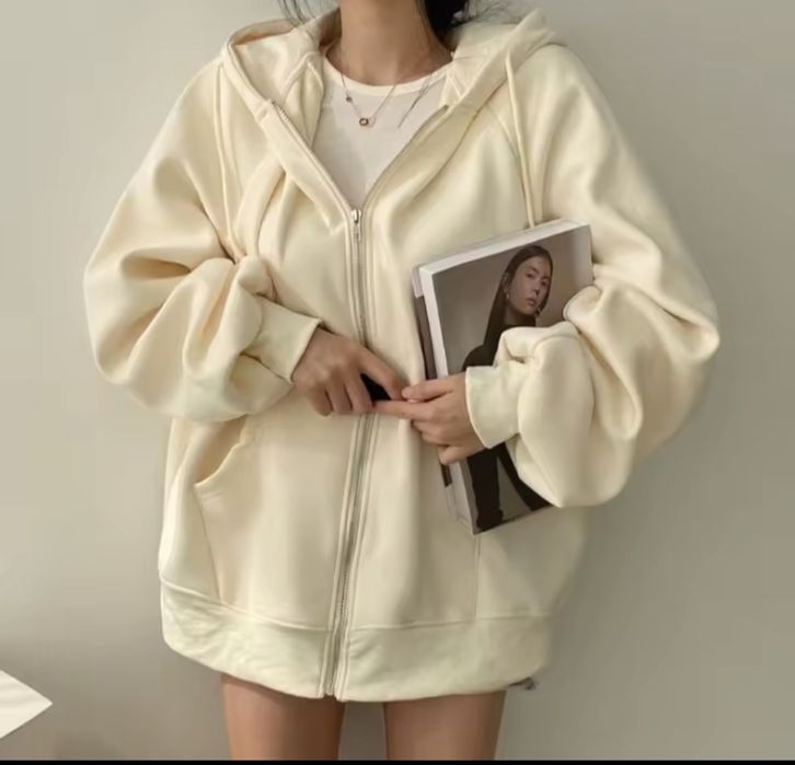 Худи на молнии с капюшоном