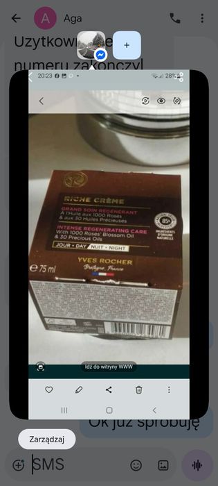 Yves Rocher riche creme 75 ml nowy