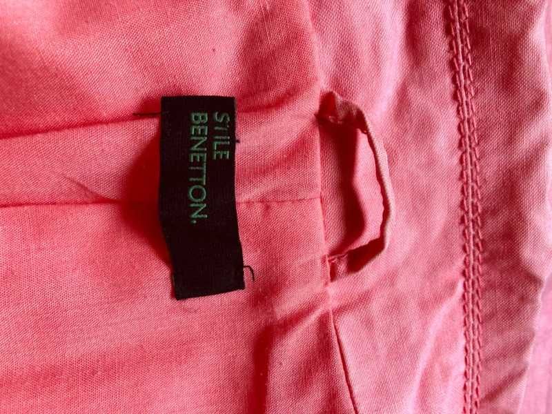 Stile Benetton różowy trencz w r.S/M