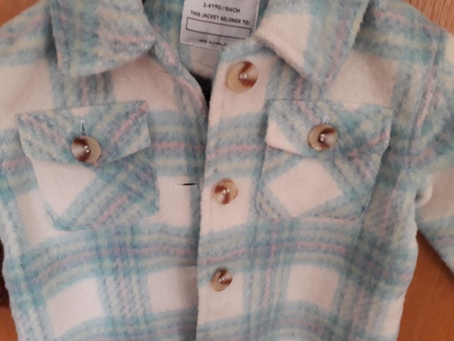 Casaco camiseiro menina novo 3/4 anos