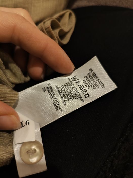 Koszula czarna Zara lyocell ciekawy krój