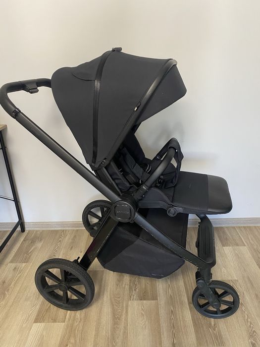 Carrello omega plus+карелло омега плюс дитяча коляска чорна 2в1