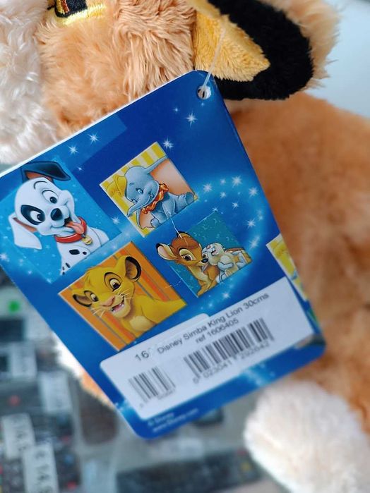 PROMO:Peluche Rei Leão Simba Classic 30x23cm