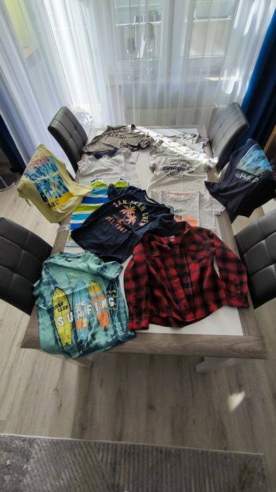 T shirt roz,128 i koszula