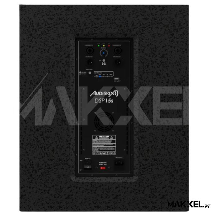 Kit 2 Audibax DSP15 15' + 2 Audibax DSP15s Subwoofer