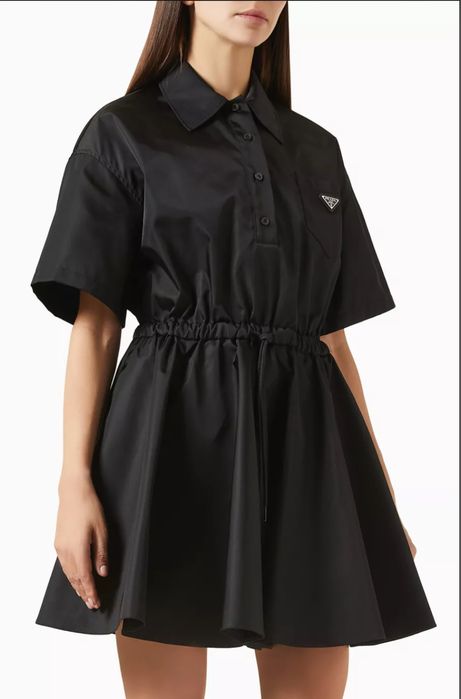 Sukienka czarna Prada Re-Nylon roM  rozm 36