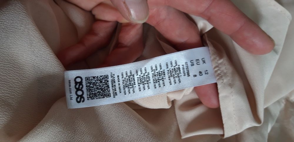 Asos asymetryczna elegancka sukienka L 40