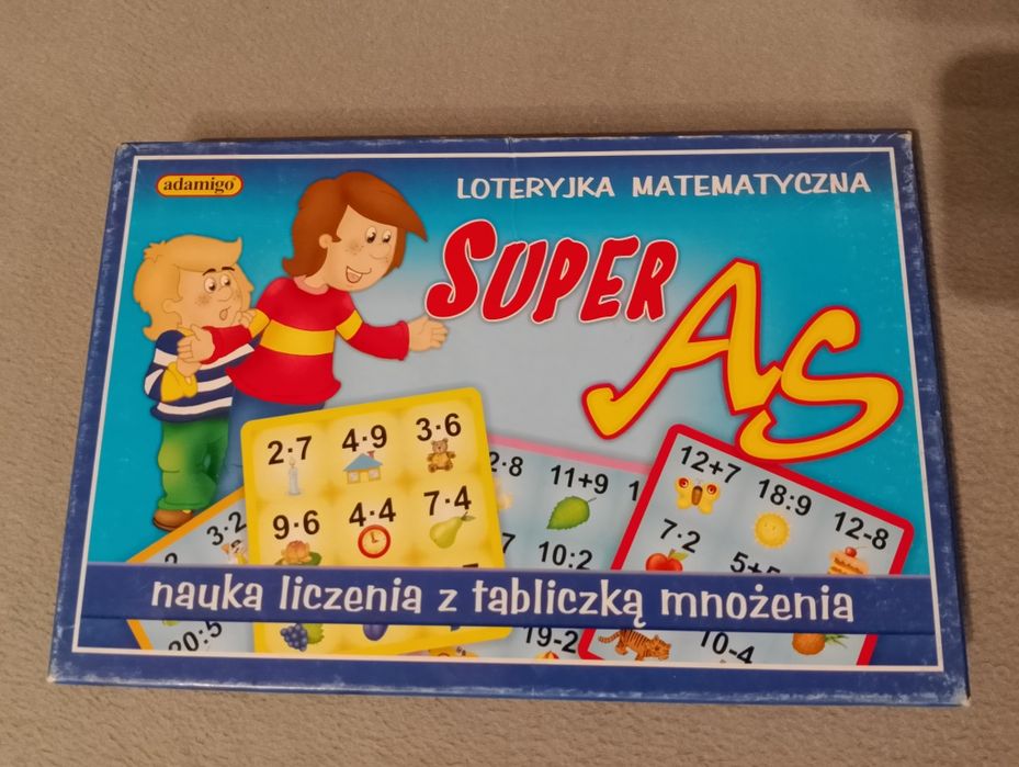 Gra loteryjka matematyczna Super As. 6+