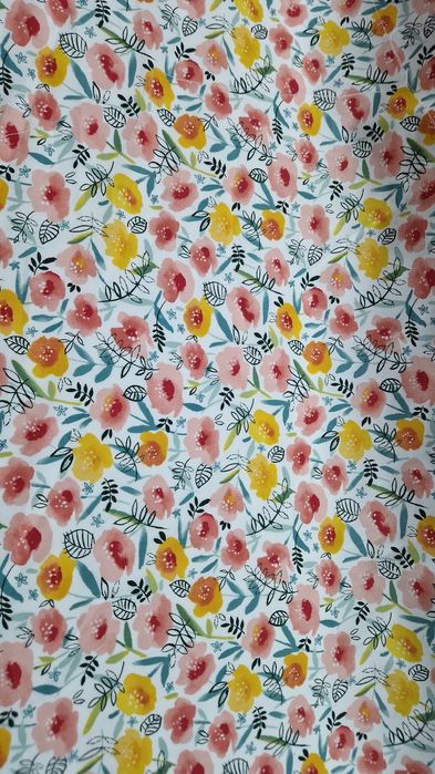 Bawełna w kwiatki szer.150 cm.