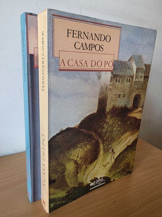 2 livros de Fernando Campos: "A Casa do Pó" e "Psiché"