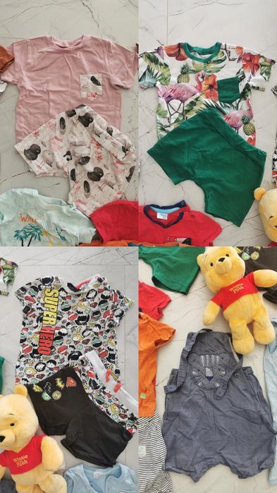 Paka letnich ubrań dla chłopca 80/86