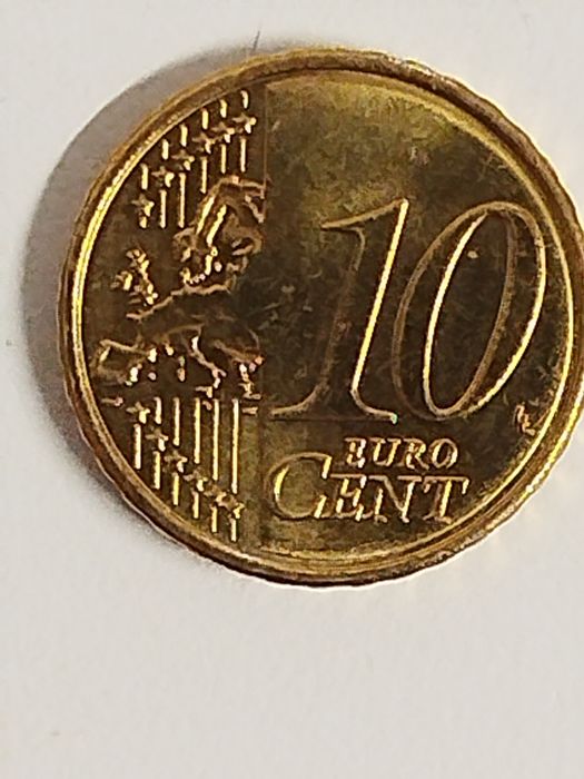 Moeda de 10 cêntimos portuguesa do ano 2024