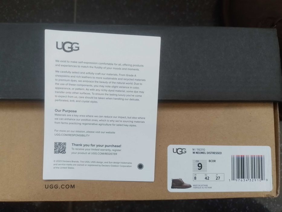 Чоловічі зимові UGG Neumel 42 розмір