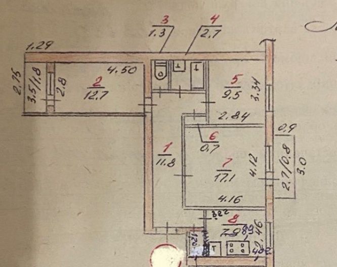 Продаю 3к"чешку" на пл.Победы