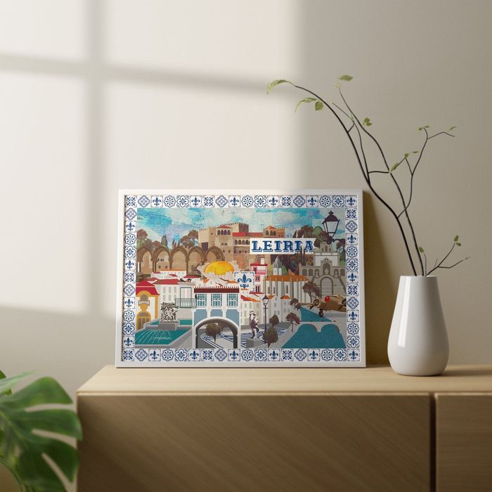 Ilustração "Leiria" - 50x70 cm