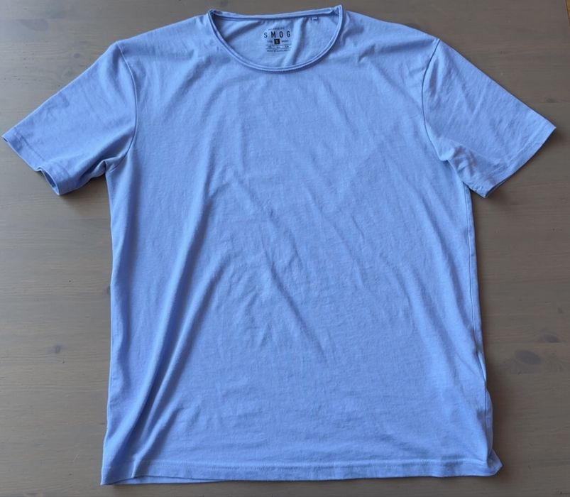 Niebieska koszulka SMOG S Relaxed Fit basic