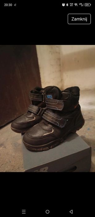 Buty zimowe dla chłopca