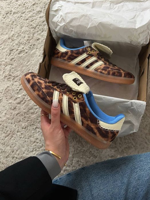 Adidas Samba x Wales Bonner Leopard Pony Hair Жіночі Кросівки Адідас