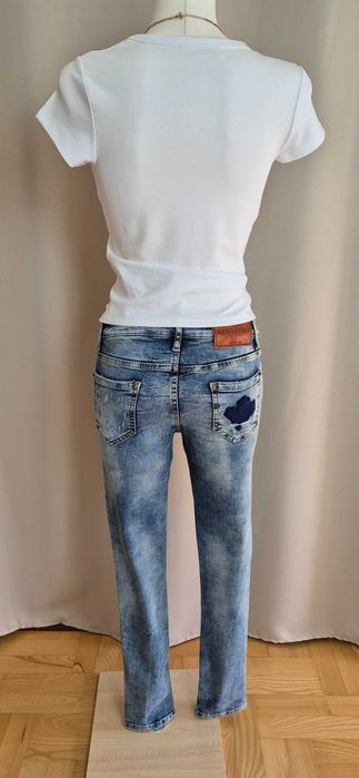 Jeansy Dsquared2, niepowtarzalne, lux, luxury, premium, rozmiar XS/34