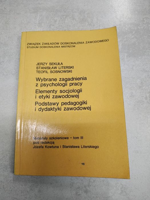 Wybrane zagadnienia z psychologii pracy. Praca zbiorowa