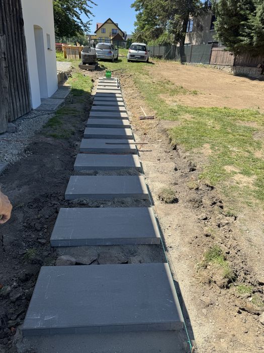 Usługi brukarskie, Mini koparka,Odwodnienie hydroizolacja fundamentow