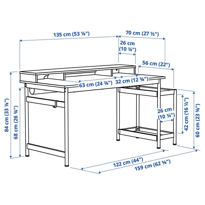 Biurko IKEA Mullsjo