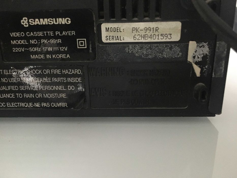 Magnetowid SAMSUNG PK-991 R  VHS