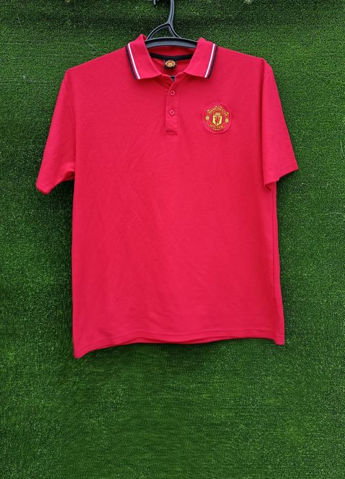 Чоловіча спортивна футболка поло манчестер юнайтед manchester вінтаж