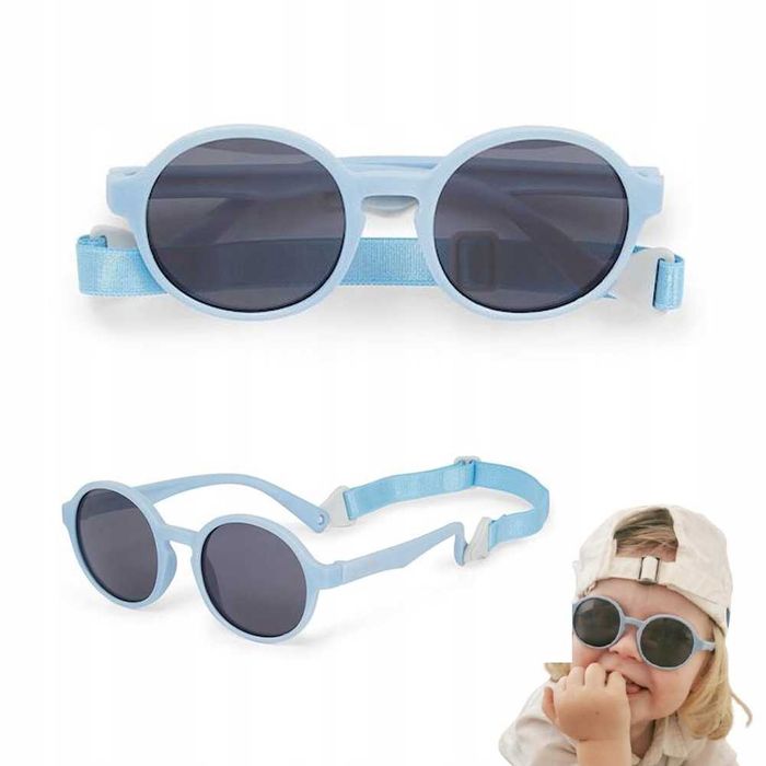 Okulary przeciwsłoneczne Dooky dla dzieci 6m+ UV400 Polaryzacja Blue