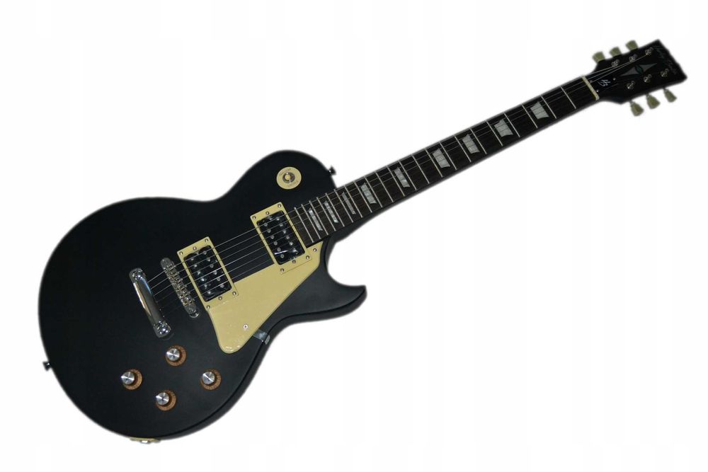Harley Benton SC-400 SBK satin black nowa gitara Les Paul - USTAWIONA!
