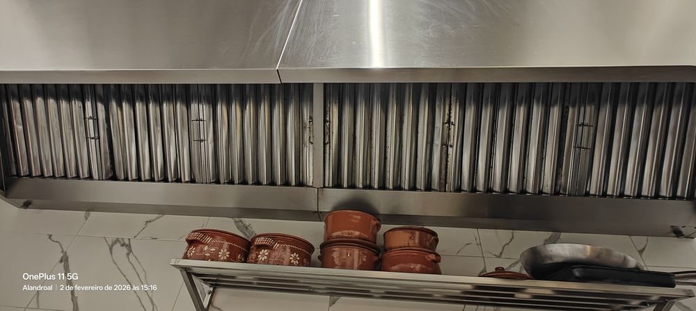 Extrator de fumos  3 metros