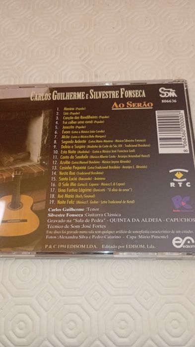 CD Carlos Guilherme e Silvestre Fonseca –Ao Serão