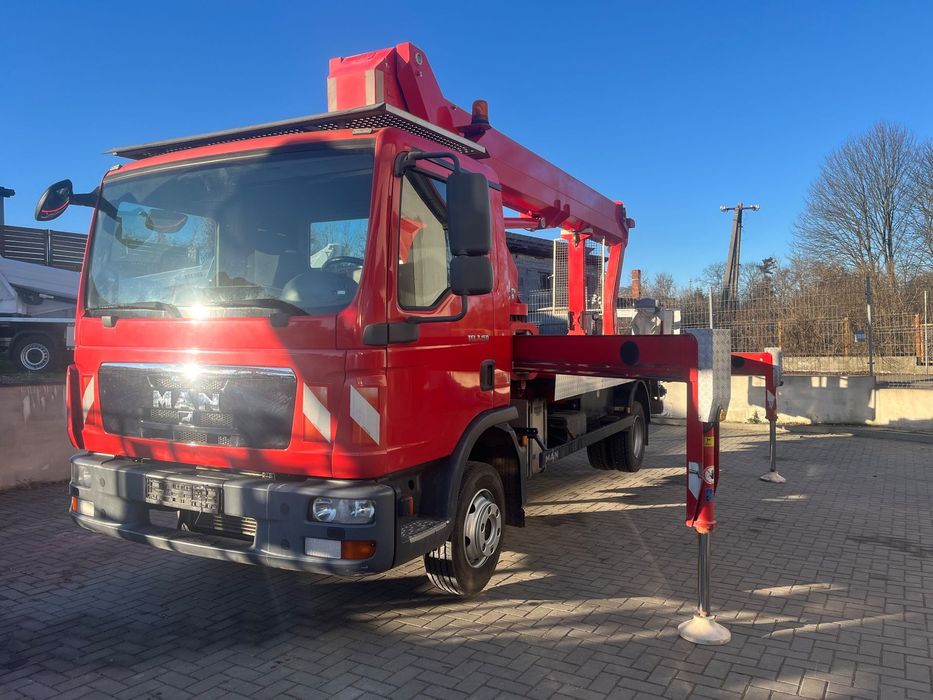 MAN Podnośnik Koszowy Wumag WT300 30Metrów  20m w Bok Zwyżka UDT na Rok! Ogon ! Jak Ruthman GSR Multitel  Podnośnik Koszowy Zwyżka 30 Metrów 20 w Bok Wumag Ruthmann