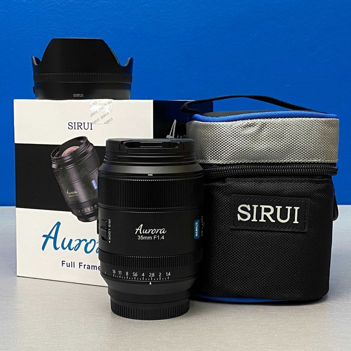 SIRUI Aurora 35mm f/1.4 AF | Sony FE | NOVA | 3 ANOS DE GARANTIA
