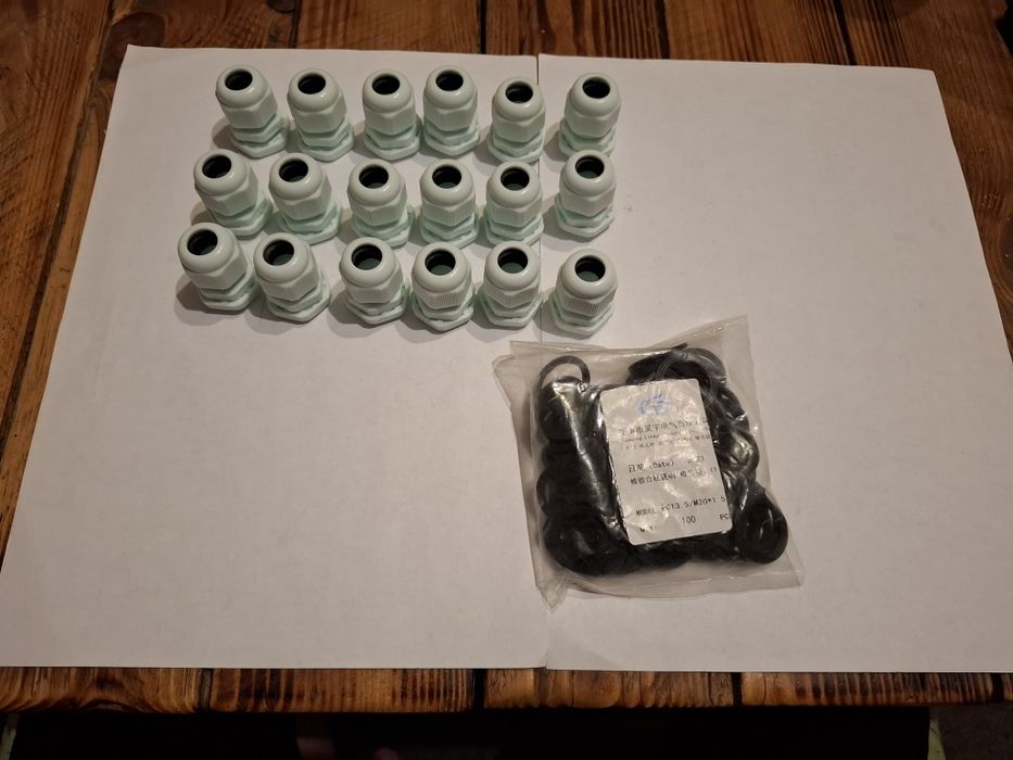 Dławik do kabli 18 sztuk