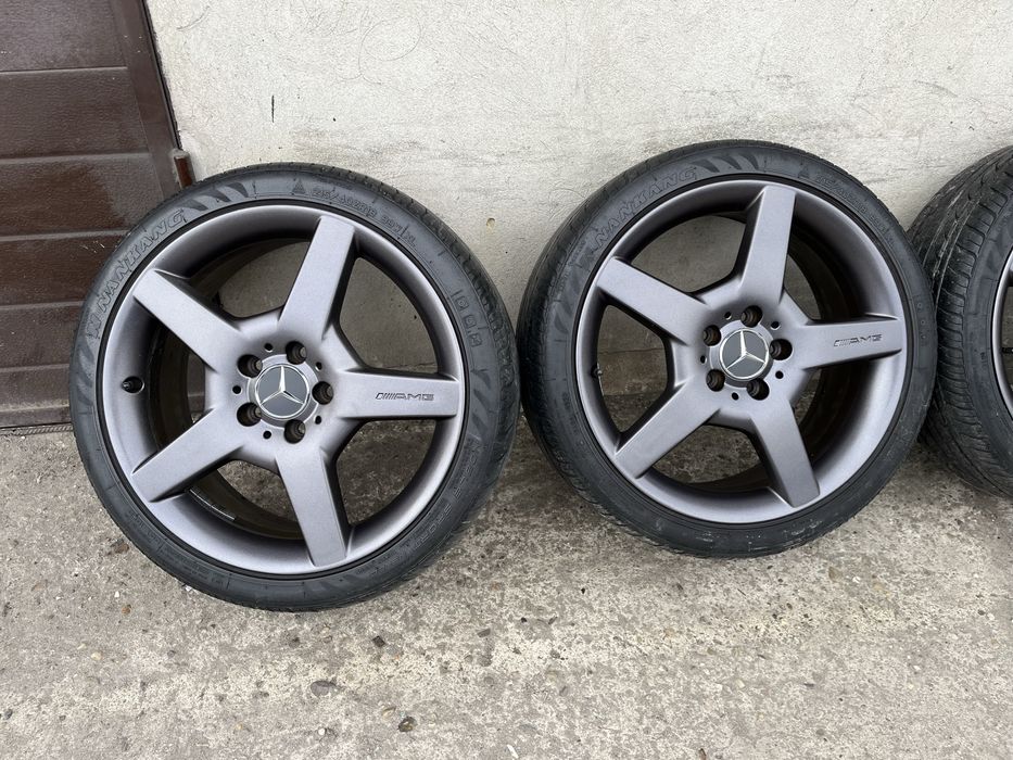 (302)Koła, Felgi 5x112 18” Mercedes SLK, AMG itd, Grafitowe