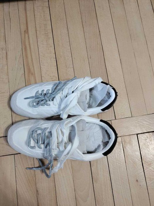 Кеди Steve Madden Sporty White 38 розмір, 7.5 (Устілка 23.8) натуральна шкіра