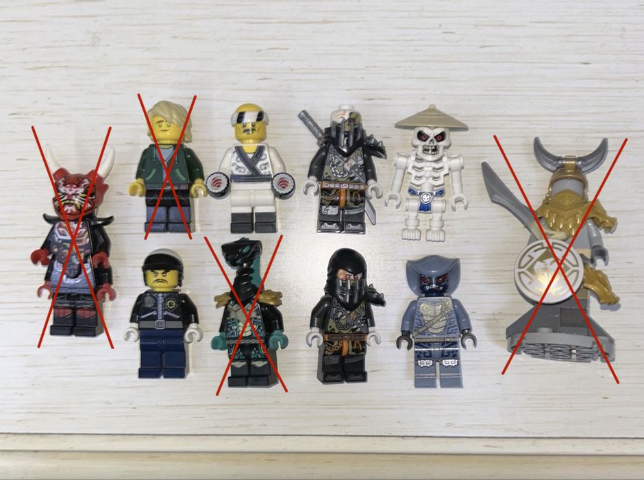 лего фигурки Ниндзяго