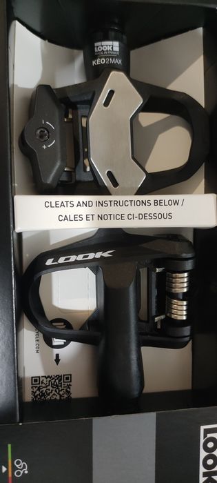Педалі Look KEO 2 MAX BLACK, композит, вісь chromoly 9/16" , чорні