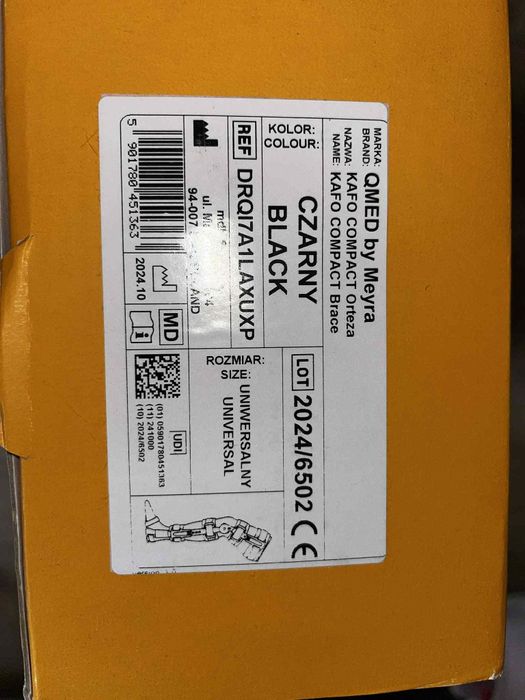 2 ortezy stawu skokowego.
Orteza Kafo stosowana jest do stanów