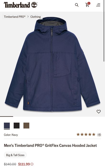Куртка  утеплена XXL 2ХЛ Timberland PRO GritFlex 52 54 56 фліс