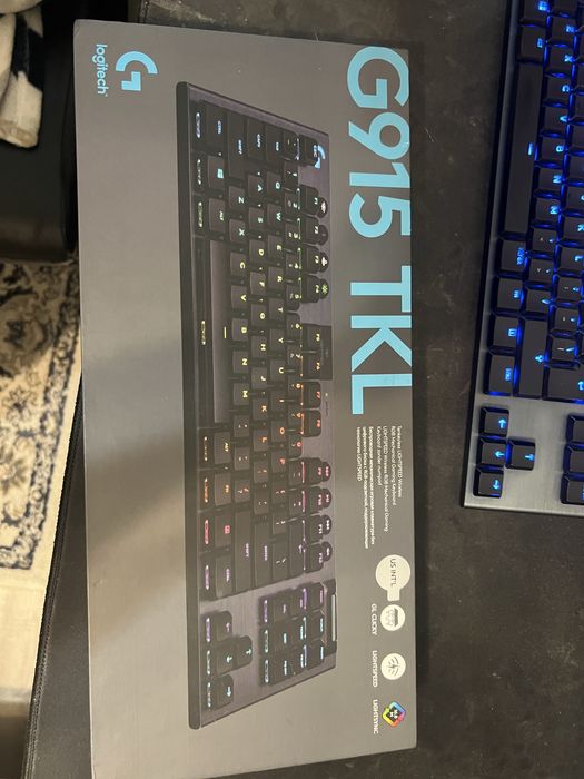 Logitech G915 TKL Lightspeed Wireless RGB GL Clicky – bardzo dobry stan