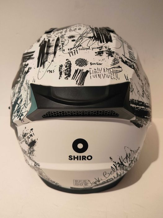 Capacete SHIRO  integral dupla-viseira mota scooter novo