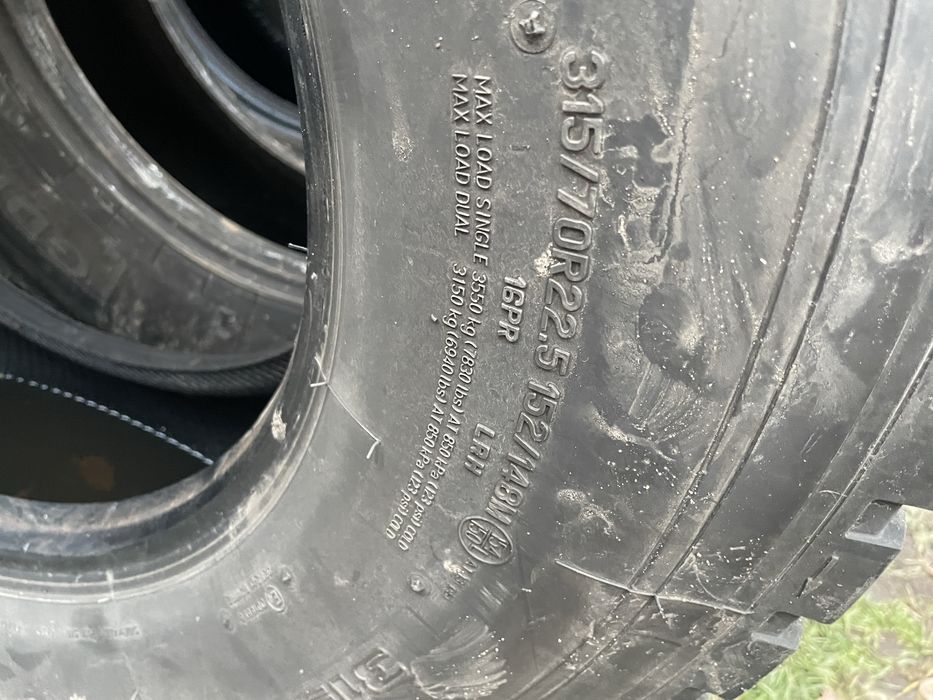 Шини грузові ОПТ, гурт  R 22.5 315/70/22.5 315/80/22.5 335/65/22.5