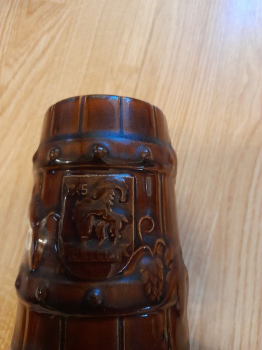 Kufel z herbem Okocimia PRL